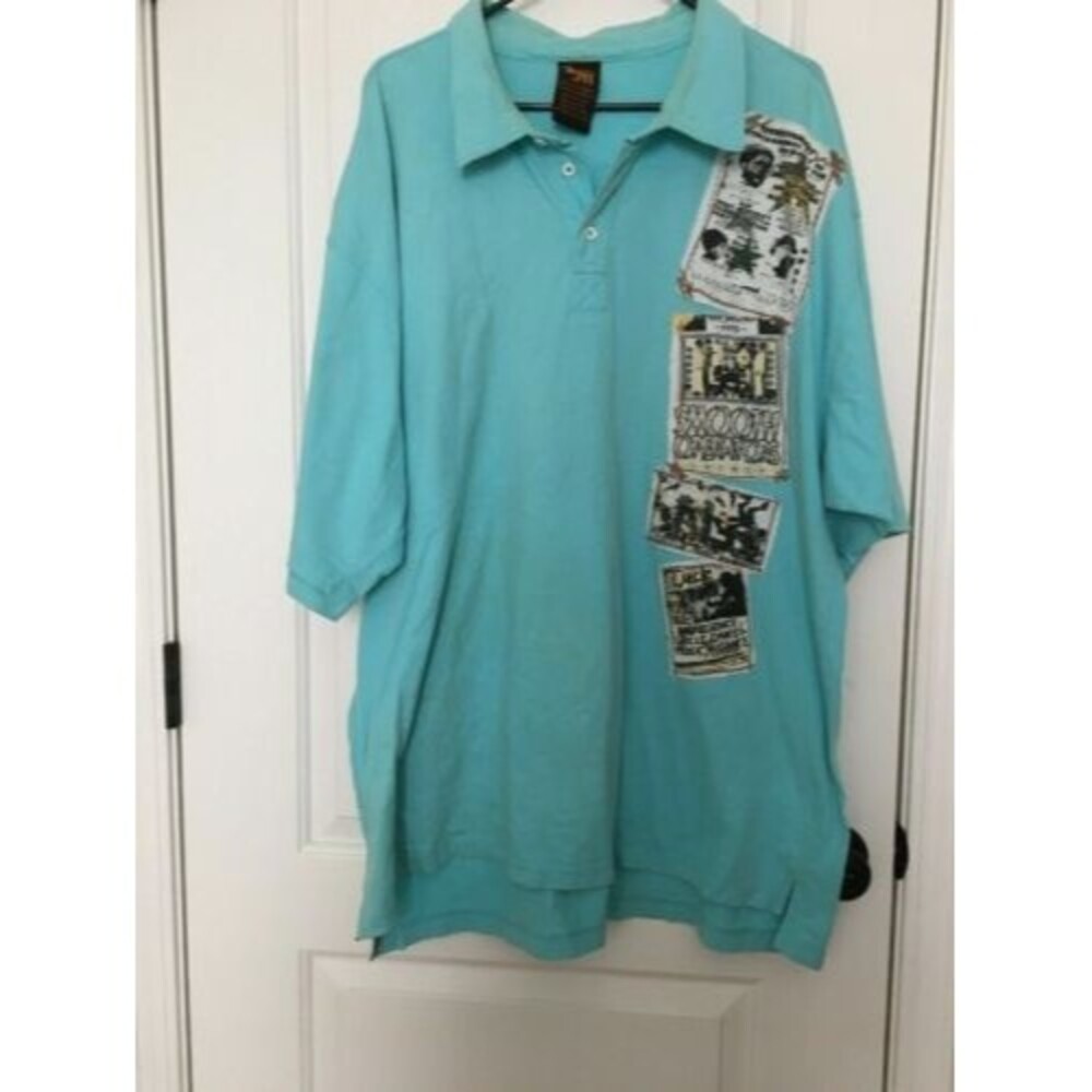 Live Mechanics Men's Big & Tall Graphic Short Sleeve Polo Shirt Size 3XL